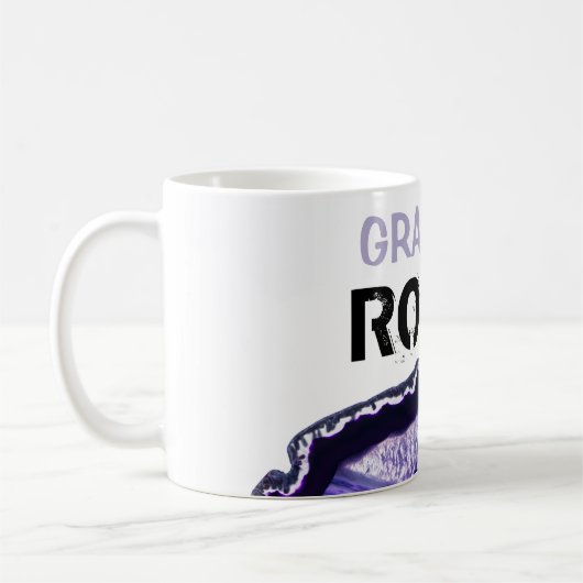 *~* Grandma Agate Rocks Lapidary Stone Koffiemok (Links)