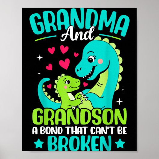 Grandma And Grandson A Bond That Can't Be Broken D Poster (Voorkant)