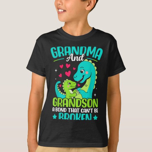 Grandma And Grandson A Bond That Can't Be Broken D T-shirt (Voorkant)