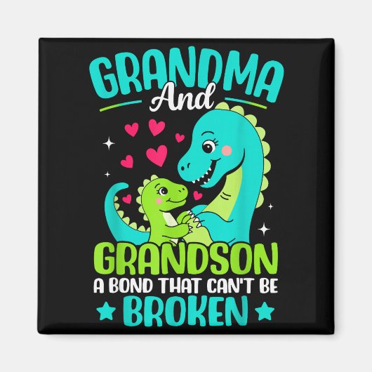 Grandma And Grandson A Bond That Cant Be Broken Di Magneet (Voorkant)