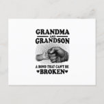 Grandma And Grandson Bond That Cant Be Broken Gift Aankondigingskaart<br><div class="desc">Grandma And Grandson Bond That Cant Be Broken Gift</div>