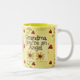 Grandma Angel Tweekleurige Koffiemok