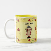 Grandma Angel Tweekleurige Koffiemok (Links)