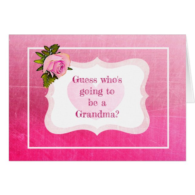 Grandma Announcement (Voorkant Horizontaal)