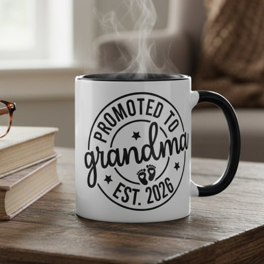 Grandma Announcement Mug Gift Mok