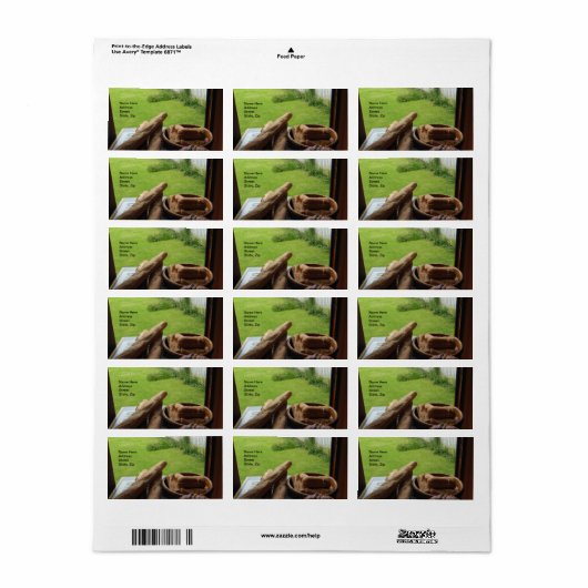 Grandma Baking Address Label (Full Sheet)