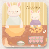 Grandma Baking Cookies Bier Onderzetter (Voorkant)