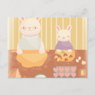 Grandma Baking Cookies Briefkaart