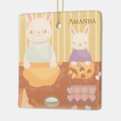 Grandma Baking Cookies Keramisch Ornament (Links)