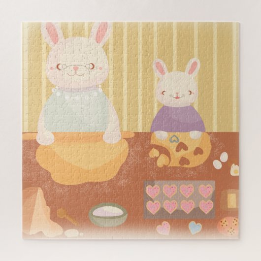 Grandma Baking Cookies Legpuzzel (Verticaal)