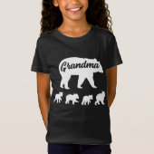  Grandma Beer 4 Cubs Moederdag T-shirt (Voorkant)