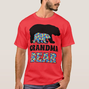 Grandma Beer Autism Awareness Premium T-shirt