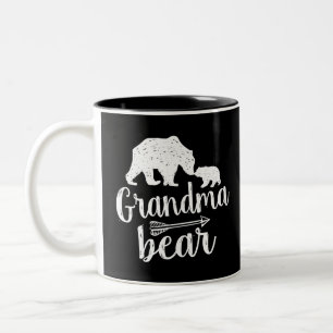 Grandma Beer Moederdag Gift Tweekleurige Koffiemok