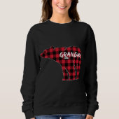 Grandma Beer Red Pset Matching Family Pajama Desi Trui (Voorkant)