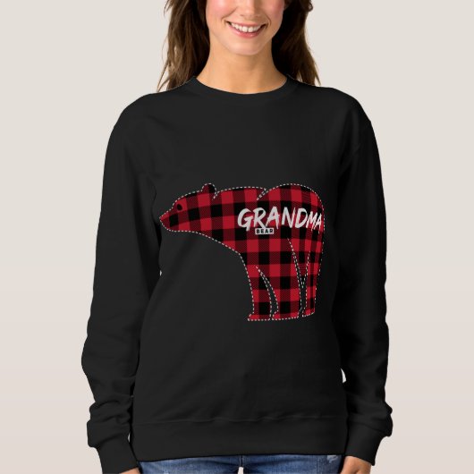 Grandma Beer Red Pset Matching Family Pajama Desi Trui (Voorkant)