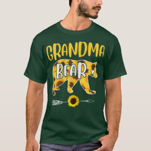 Grandma Beer Sunflower Moederfamilie T-shirt