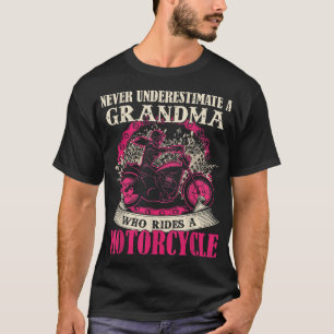 Grandma Biker Motorcycle Motocross off-Roading Bik T-shirt