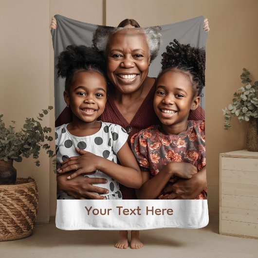 Grandma Blanket Personalized Sherpa Cozy Gift Idea Sherpa Deken