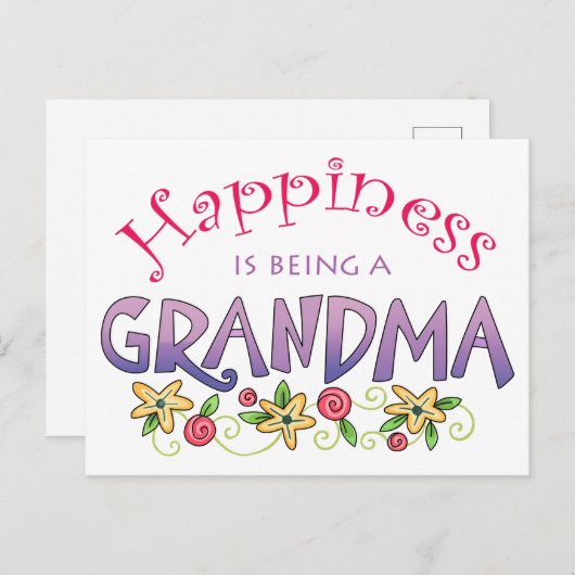 Grandma Briefkaart (Voorkant / Achterkant)