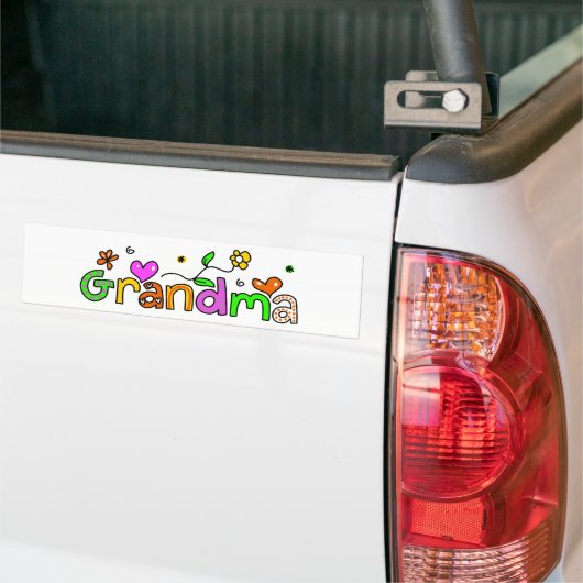 Grandma Bumpersticker (Op Truck)