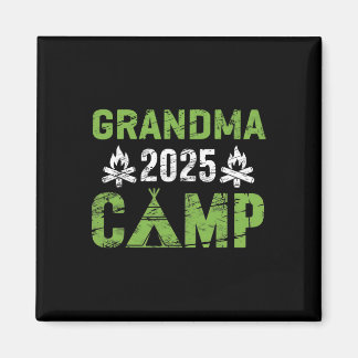 Grandma Camp 2025 Family Vacation Summer Camping C Magneet