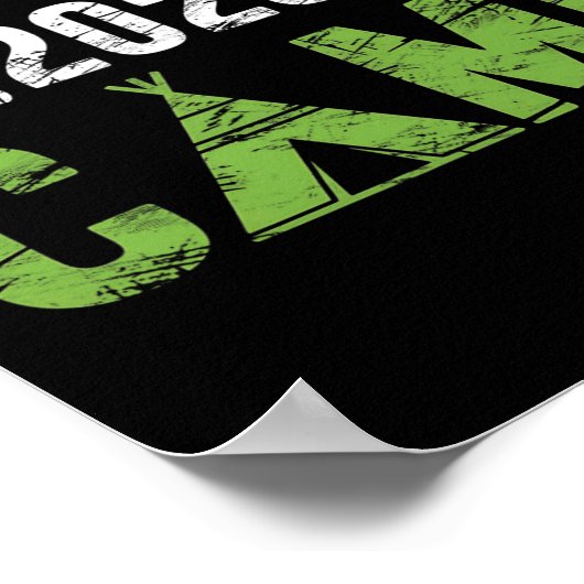 Grandma Camp 2025 Family Vacation Summer Camping C Poster (Hoek)