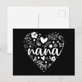 Grandma Card, Cute Nana Card, Moederdag Briefkaart (Voorkant / Achterkant)