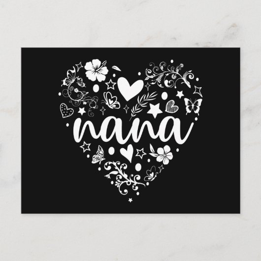 Grandma Card, Cute Nana Card, Moederdag Briefkaart (Voorkant)