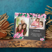 Grandma Chalkboard en Cherry Blossom 2 Foto Fotoplaat (Zijkant)