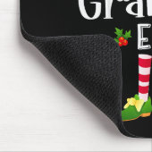 Grandma Christmas Elf Matching Pajama X-mas Party Muismat (Hoek)