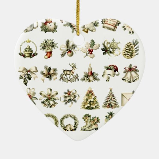 Grandma Christmas Ornament With a Baby Sonogram  (Achterkant)