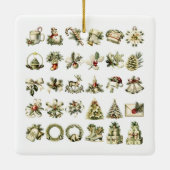 Grandma Christmas Ornament With a Baby Sonogram  (Achterkant)