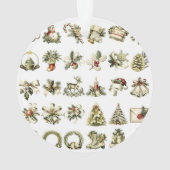 Grandma Christmas Ornament With a Baby Sonogram (achterkant)