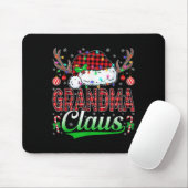 Grandma Claus Christmas Lights Matching Family Xma Muismat (Met muis)