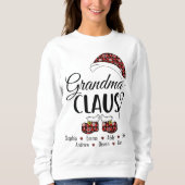 Grandma Claus Gift voor Kerstmis Trui (Voorkant)