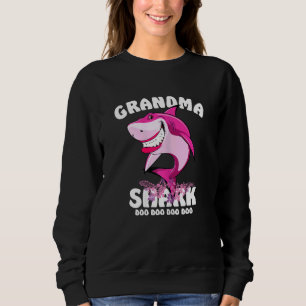 Grandma Claus Shark kerstwedstrijd Wom Trui