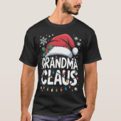 Grandma Claus t shirt christmas (Voorkant)