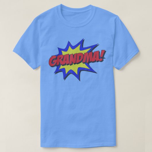 Grandma Comic Book T-shirt (Design voorkant)
