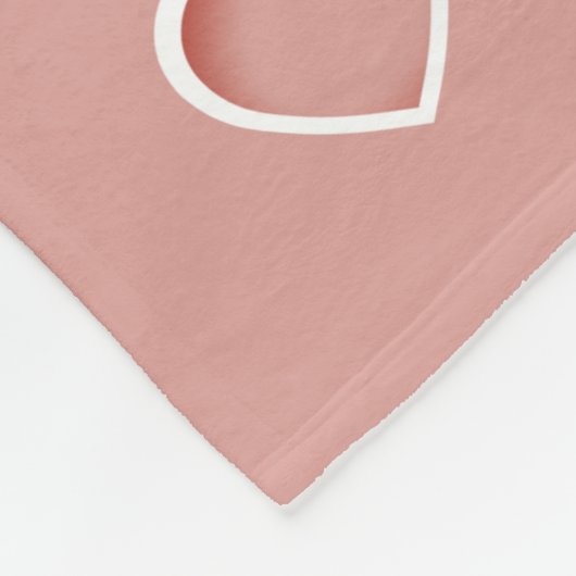 Grandma Custom Text Heft Roos roze Fleece Deken (Hoek)