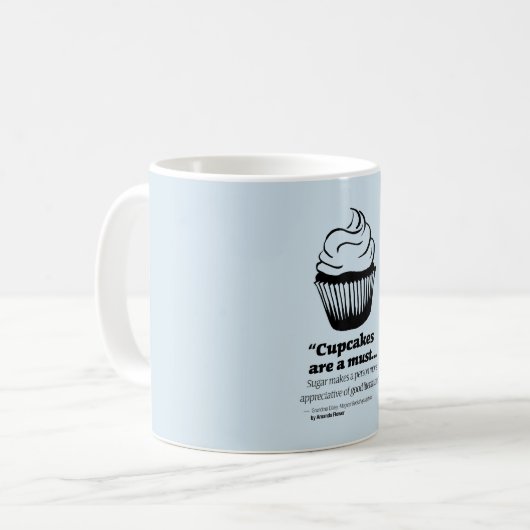 Grandma Daisy Cupcake Mok (Voorkant links)