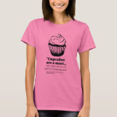 Grandma Daisy Cupcake Women's T-shirt (Voorkant)