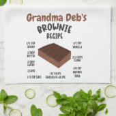 Grandma Deb's Brownie Recipe Theedoek (Gevouwen)