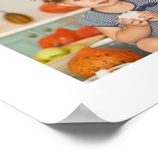 Grandma Definition | 8 Foto gepersonaliseerd Poster (Hoek)