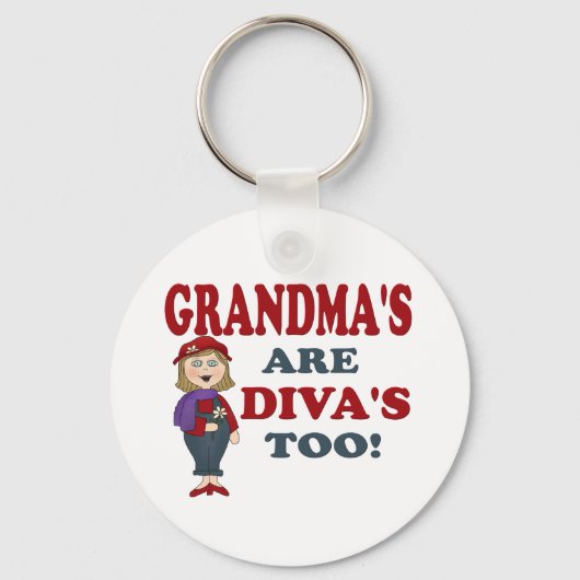 GRANDMA DIVA SLEUTELHANGER (Voorkant)