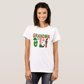 GRANDMA elf kerst ..png T-shirt (Voorkant volledig)