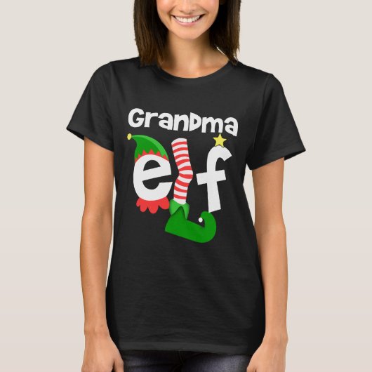 Grandma Elf T-shirt (Voorkant)