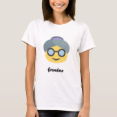 Grandma Emoji Basic T-Shirt (Voorkant)