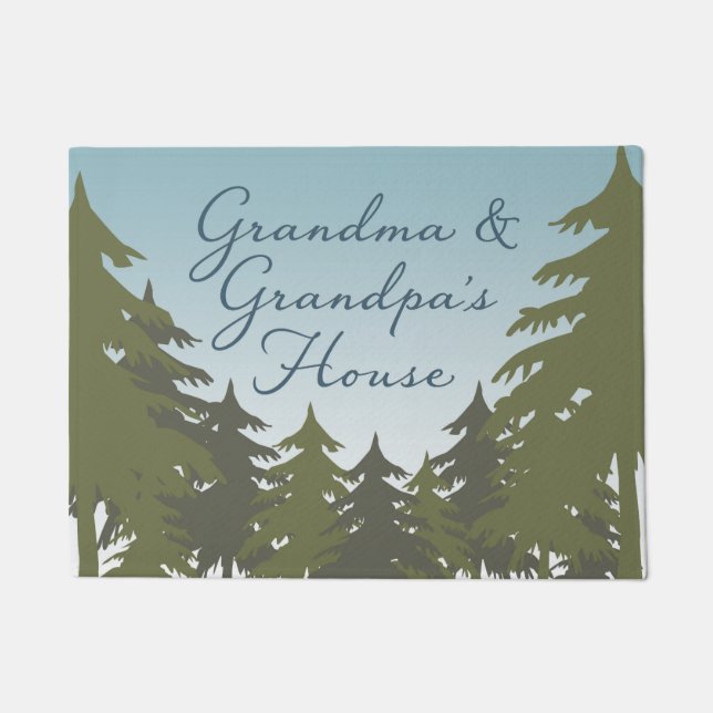 Grandma en Grandpa's House Dedoor Mat (Voorkant)