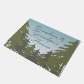 Grandma en Grandpa's House Dedoor Mat (Schuin)