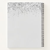 Grandma Est Glitter Confetti Custom Grandma Gifts Notitieboek (Achterkant)